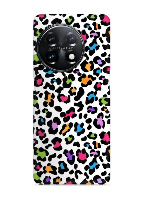 Seamless Leopard Pattern Snap Case for Oneplus 11 (5G)