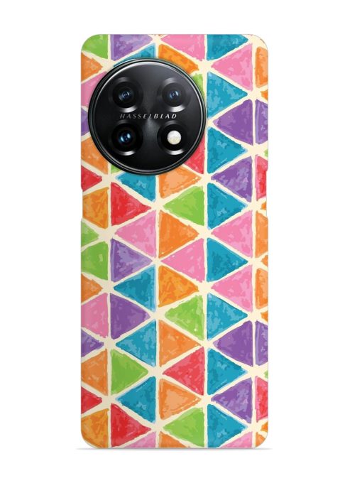 Seamless Colorful Isometric Snap Case for Oneplus 11 (5G)