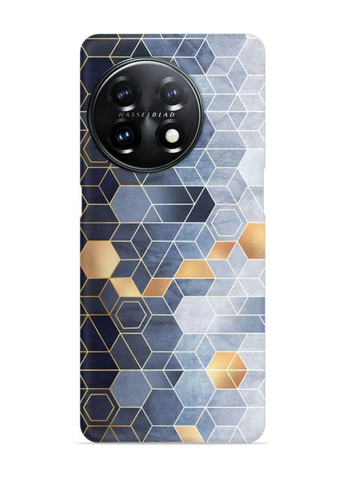 Geometric Abstraction Hexagons Snap Case for Oneplus 11 (5G)