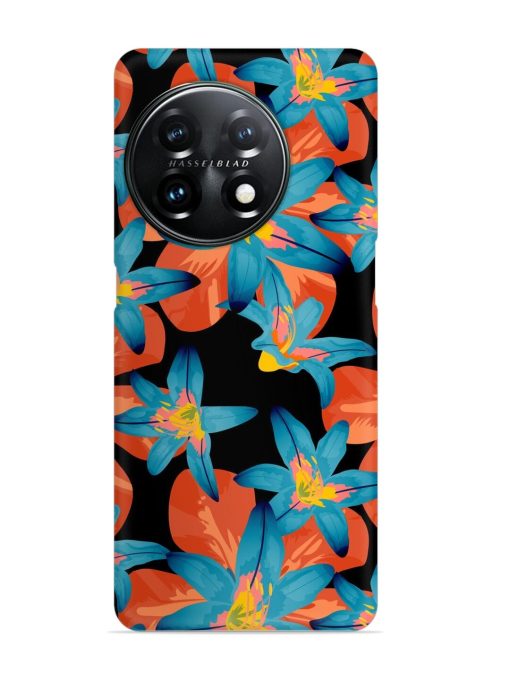 Philippine Flowers Seamless Snap Case for Oneplus 11 (5G) Zapvi