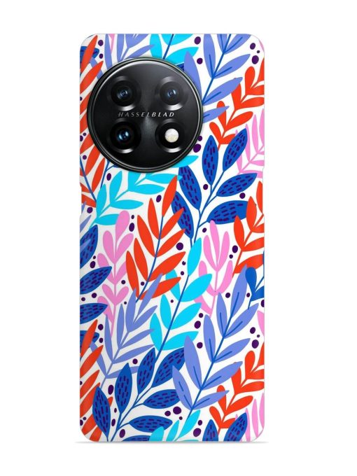 Bright Floral Tropical Snap Case for Oneplus 11 (5G)