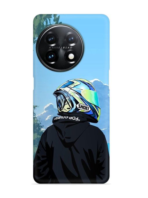 Rider With Helmet Snap Case for Oneplus 11 (5G)