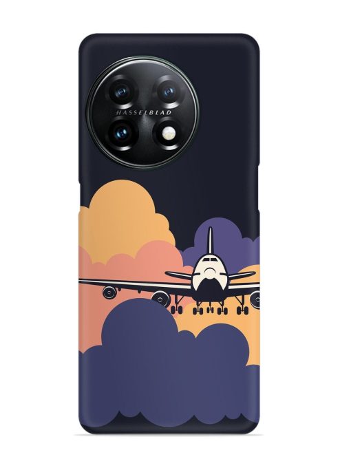 Aeroplane vector Snap Case for Oneplus 11 (5G) Zapvi