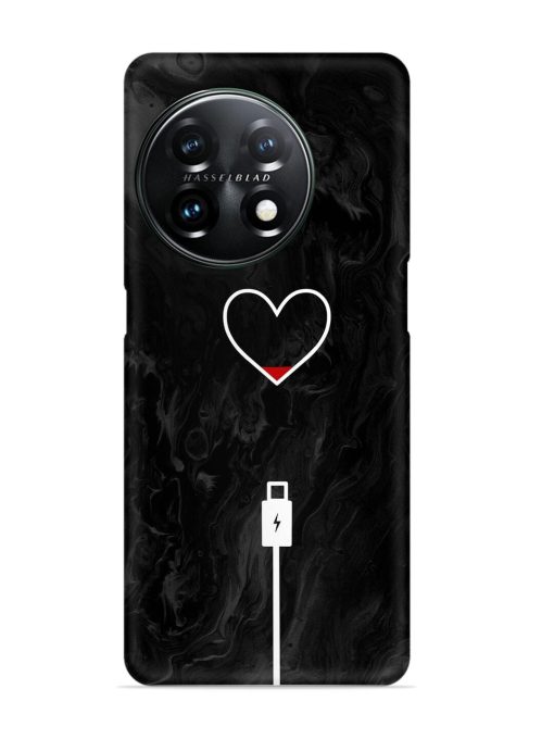 Heart Charging Vector Snap Case for Oneplus 11 (5G)