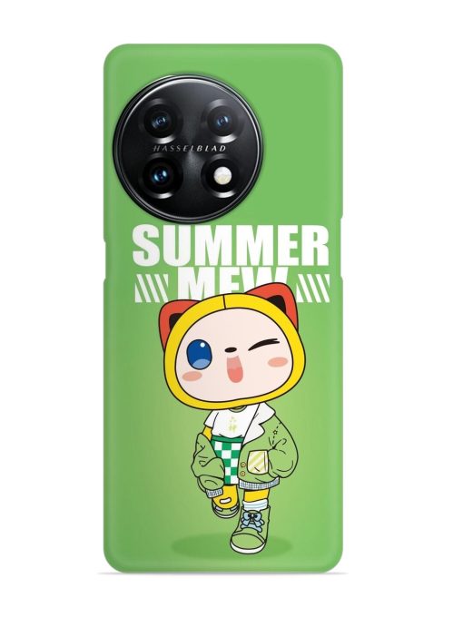 Summer Mew Snap Case for Oneplus 11 (5G)