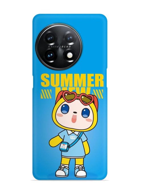 Summer Mew Cartoon Snap Case for Oneplus 11 (5G)