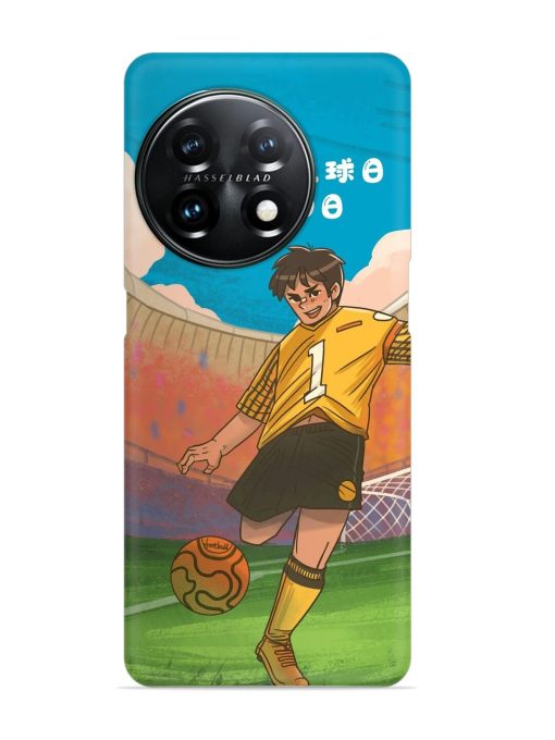 Soccer Kick Snap Case for Oneplus 11 (5G) Zapvi