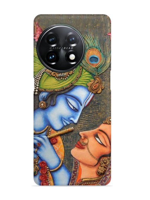 Lord Radha Krishna Flute Art Snap Case for Oneplus 11R (5G) Zapvi