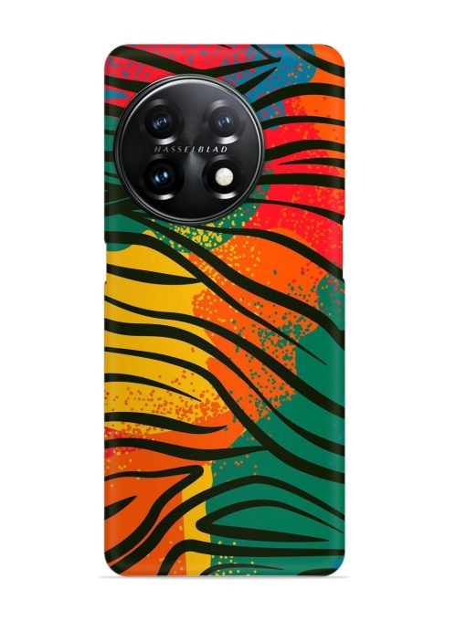 Bright Colorful Snap Case for Oneplus 11R (5G) Zapvi