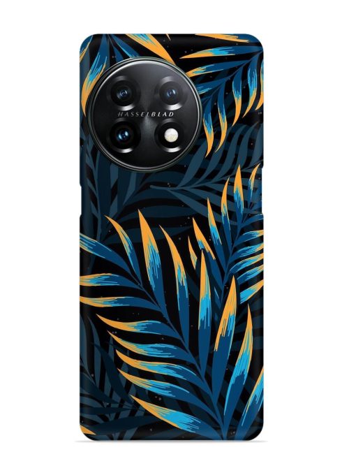 Abstract Leaf Art Snap Case for Oneplus 11R (5G) Zapvi