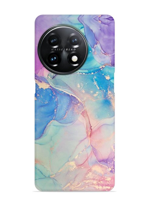 Alcohol Ink Colors Snap Case for Oneplus 11R (5G) Zapvi