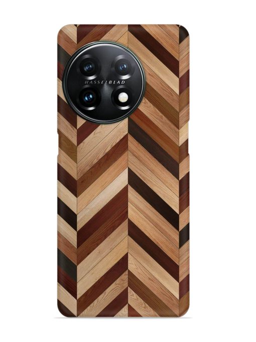 Seamless Wood Parquet Snap Case for Oneplus 11R (5G) Zapvi