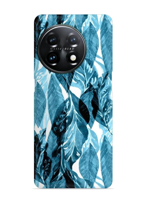 Leaves Pattern Jungle Snap Case for Oneplus 11R (5G) Zapvi