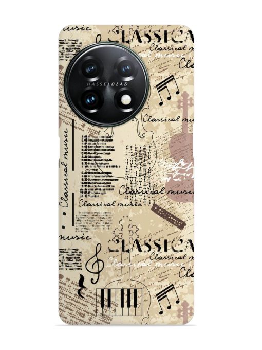 Classical Music Lpattern Snap Case for Oneplus 11R (5G) Zapvi