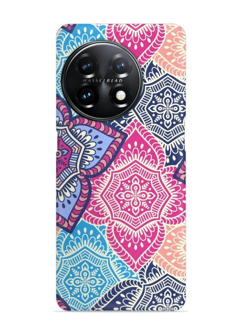 Ethnic Floral Seamless Snap Case for Oneplus 11R (5G) Zapvi