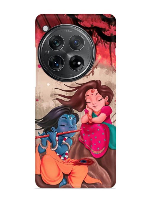 Radhe Krishna Water Art Snap Case for Oneplus 12 (5G) Zapvi