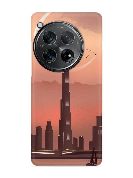 Landmark Burj Khalifa Snap Case for Oneplus 12 (5G) Zapvi