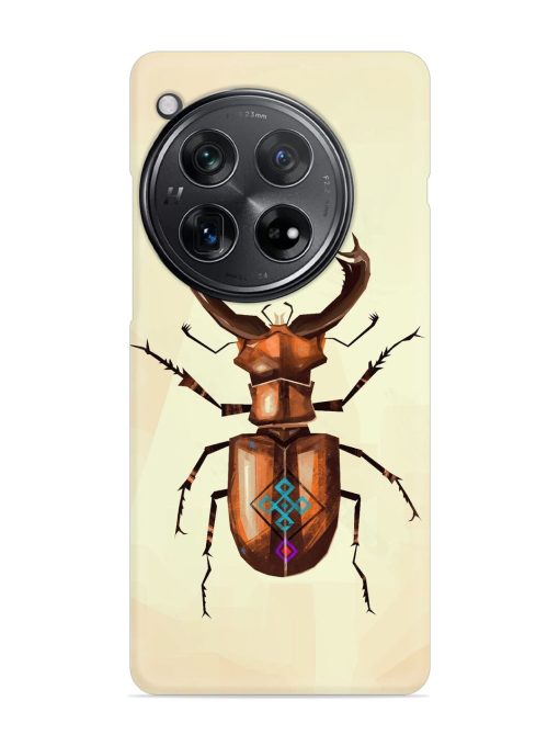 Stag Beetle Vector Snap Case for Oneplus 12 (5G) Zapvi