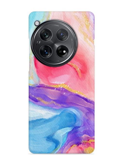 Watercolor Gradient Snap Case for Oneplus 12 (5G) Zapvi