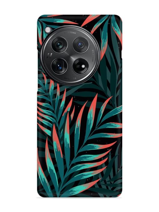 Green Leaf Art Snap Case for Oneplus 12 (5G)