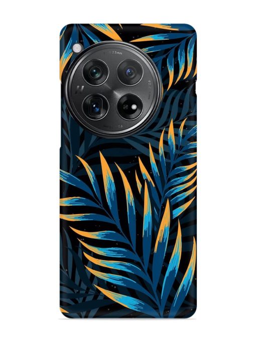 Abstract Leaf Art Snap Case for Oneplus 12 (5G) Zapvi