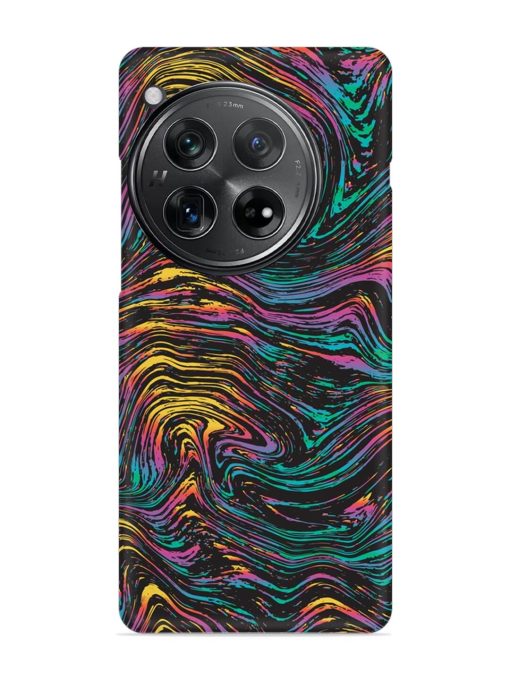 Abstract Liquid Colors Snap Case for Oneplus 12 (5G)