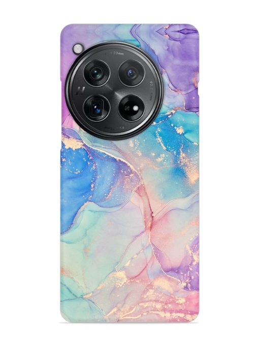 Alcohol Ink Colors Snap Case for Oneplus 12 (5G)