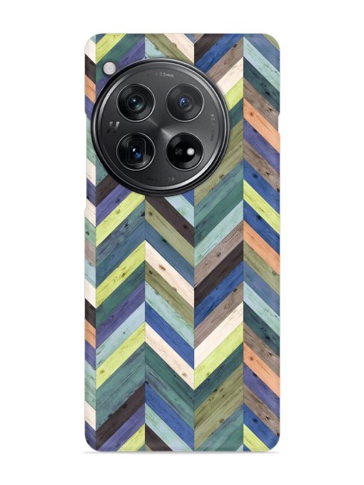 Chevron Random Color Snap Case for Oneplus 12 (5G)