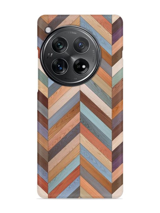 Seamless Wood Parquet Snap Case for Oneplus 12 (5G)