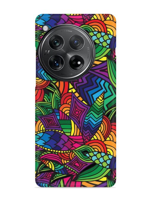 Abstract Multicolor Seamless Snap Case for Oneplus 12 (5G)