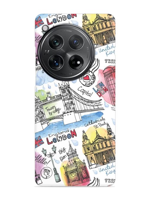 Vector London Landmark Snap Case for Oneplus 12 (5G) Zapvi