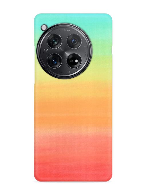 Background Sky Watercolor Snap Case for Oneplus 12 (5G)