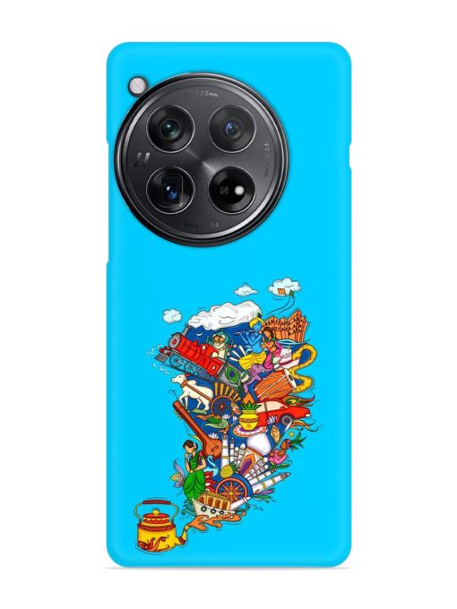 Vector Design Indian Snap Case for Oneplus 12 (5G)