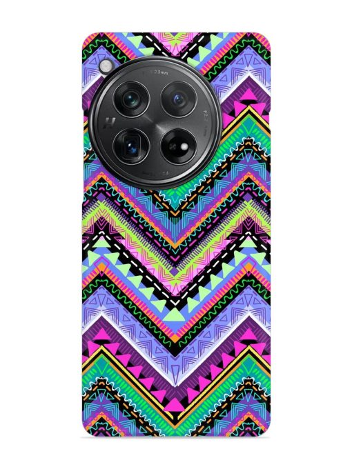 Tribal Aztec Print Snap Case for Oneplus 12 (5G)