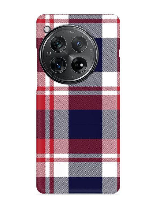 Classic Plaid Tartan Snap Case for Oneplus 12 (5G)