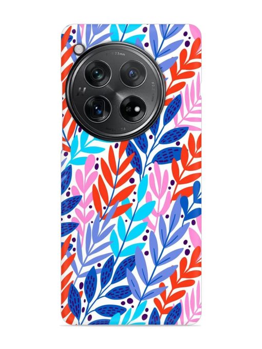 Bright Floral Tropical Snap Case for Oneplus 12 (5G)