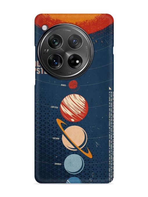 Solar System Vector Snap Case for Oneplus 12 (5G)