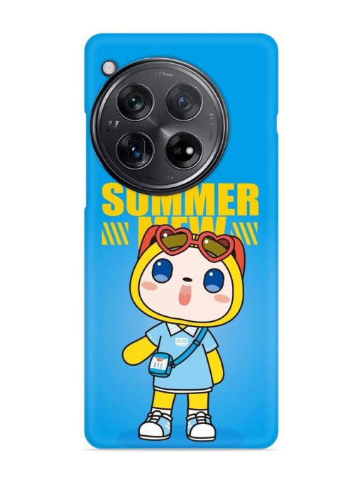 Summer Mew Cartoon Snap Case for Oneplus 12 (5G)