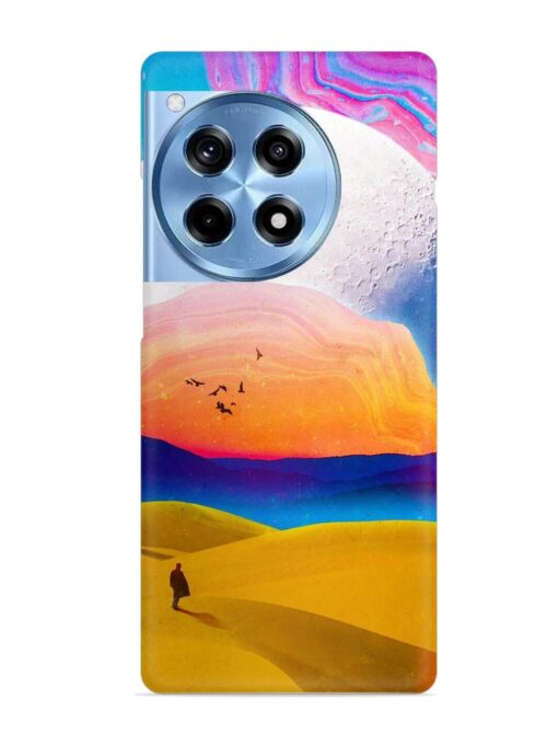 Sandy Desert Snap Case for Oneplus 12R (5G) Zapvi