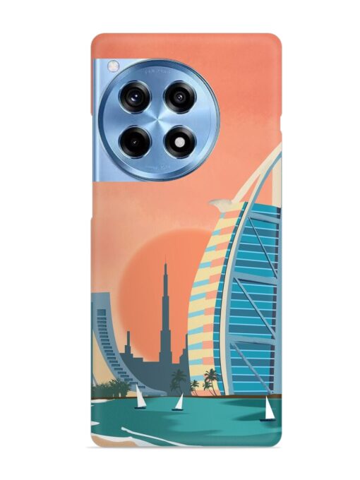 Dubai Architectural Scenery Snap Case for Oneplus 12R (5G)