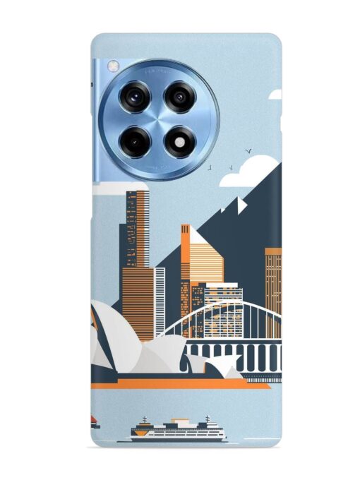 Sydney Opera Landscape Snap Case for Oneplus 12R (5G) Zapvi