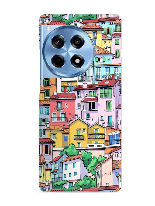 Europe Old Town Snap Case for Oneplus 12R (5G) Zapvi