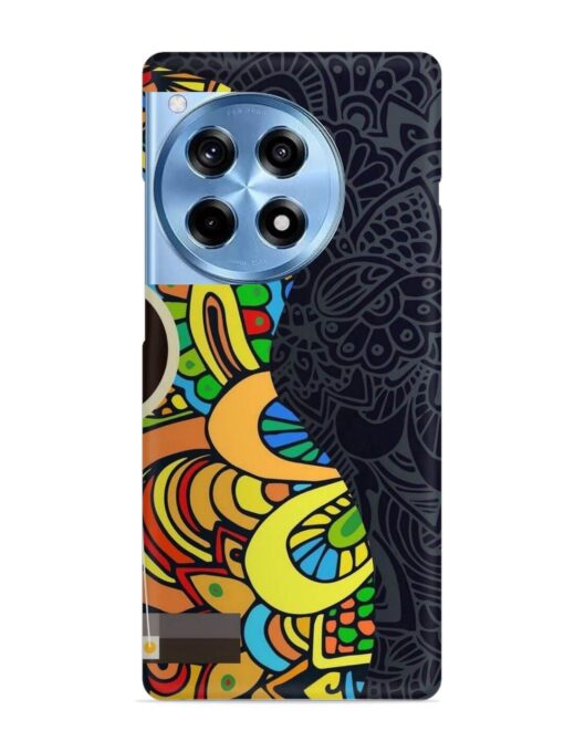 Guitar Vector Art Snap Case for Oneplus 12R (5G) Zapvi