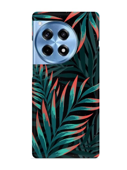 Green Leaf Art Snap Case for Oneplus 12R (5G)