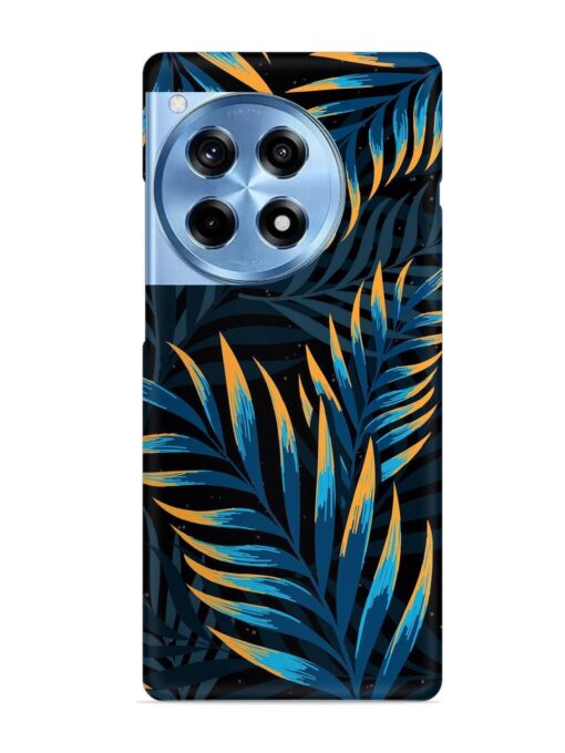 Abstract Leaf Art Snap Case for Oneplus 12R (5G) Zapvi