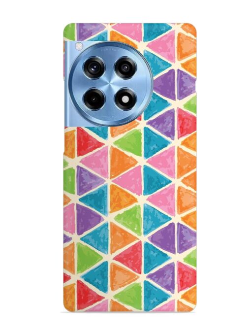 Seamless Colorful Isometric Snap Case for Oneplus 12R (5G) Zapvi