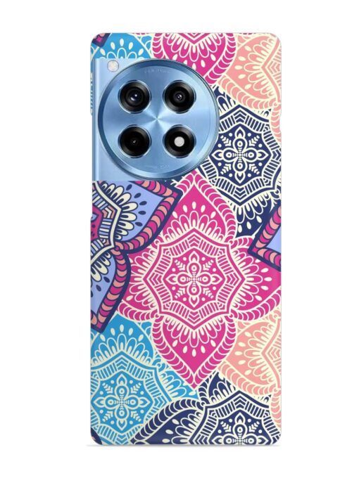 Ethnic Floral Seamless Snap Case for Oneplus 12R (5G) Zapvi