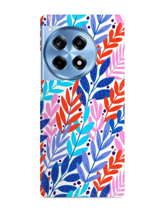 Bright Floral Tropical Snap Case for Oneplus 12R (5G)