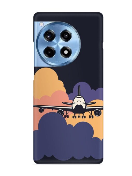 Aeroplane vector Snap Case for Oneplus 12R (5G)