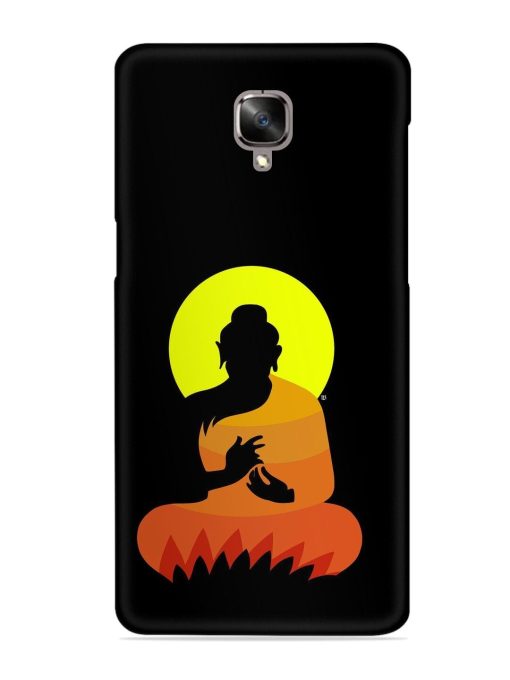 Buddha Art Black Snap Case for Oneplus 3